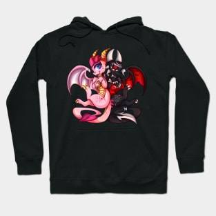 Cynder & Ember the dragon V2 Hoodie